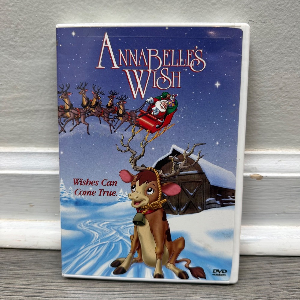 Annabelle's Wish DVD 1997 Animated Christmas Holiday Movie Randy Travis G Rating